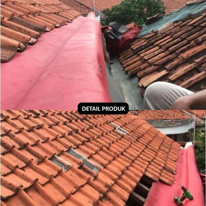 "New" Karpet Talang Air Atap Tebal Merah Hitam Talang Air Atap Genteng Rumah Pabrik Kantor Anti