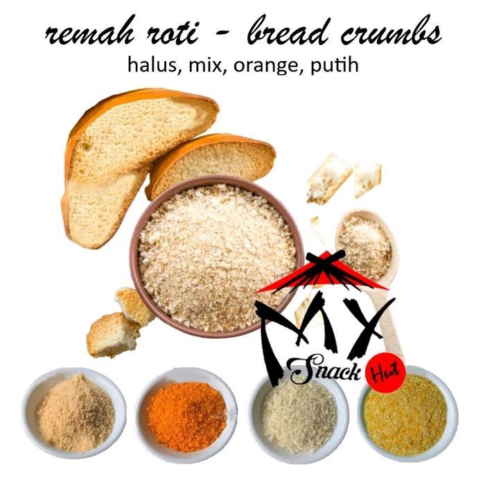 PROMO TEPUNG ROTI 100GR BREAD CRUMB PANIR PANKO KASAR HALUS PUTIH ORANGE KUNING MIX BALUR RISOLES