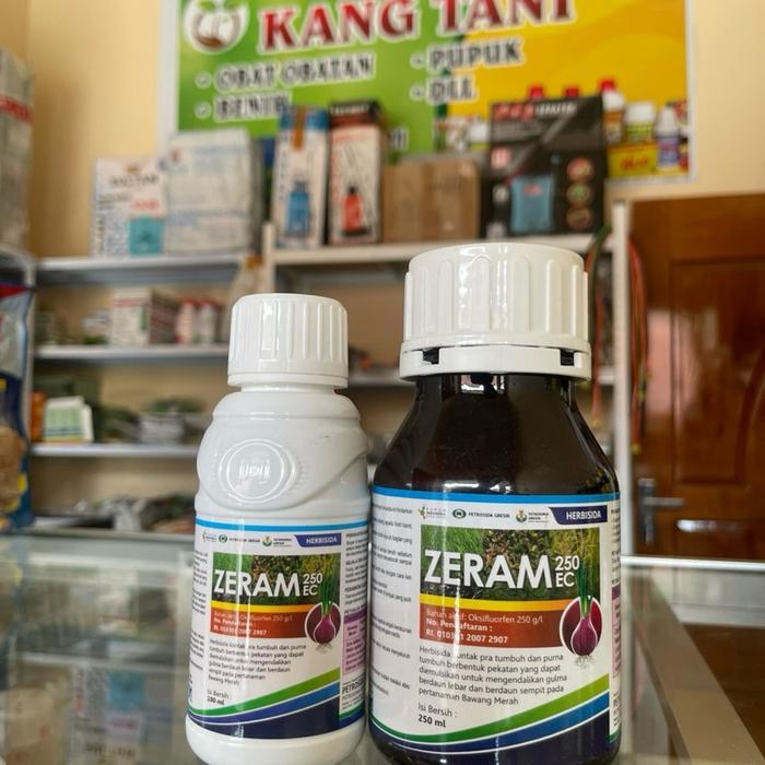 ` Herbisida selektif ZERAM 100ML 250ML 400ML untuk bawang merah