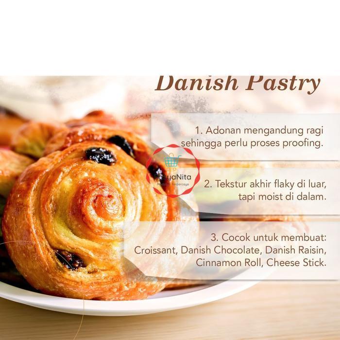 READY STOCK Pastry Sheet Frozen Bonpatis Puff / Danish / Danish Butter Pastry Repack isi 3lbr
