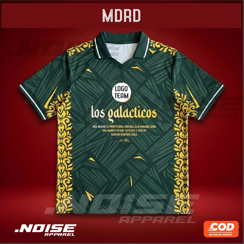 NOISE APPAREL  Jersey retro berkerah satuan full printing jersey classic  Custom baju olahraga mirip