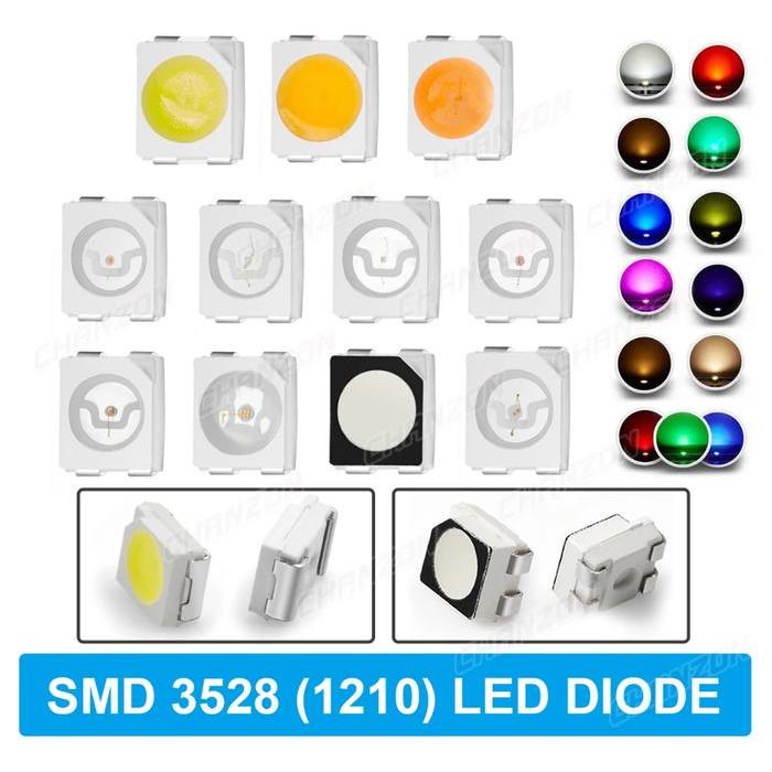 Lampu LED SMD 2835 3528 Ultra Bright Chip 1210 Light Emitting Diode