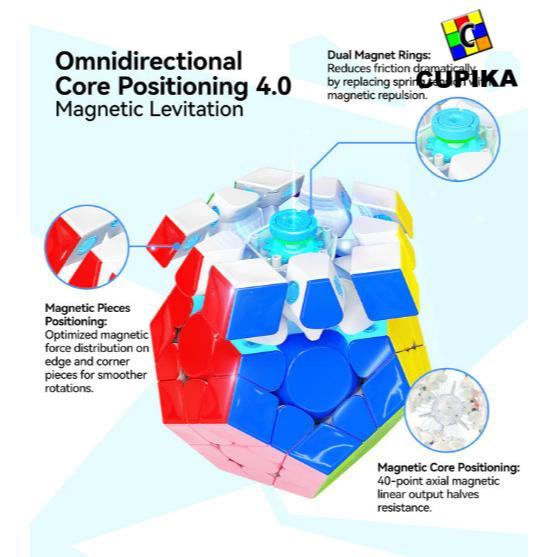 ` Cube Megaminx Gan Megaminx V2 3x3 Stickerless Original