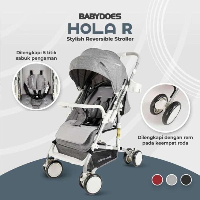 NEW - STROLLER BABYDOES OLLA R / STROLLER HADAP IBU/ STROLLER BABYDOES HOLA R