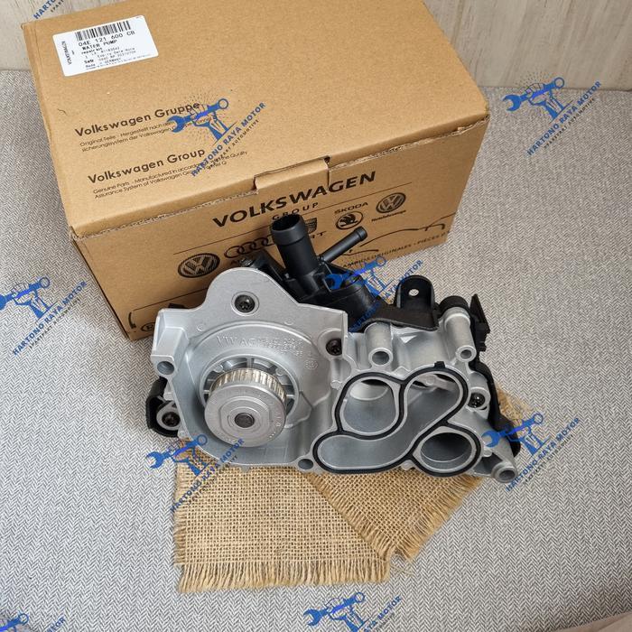Thermostat Waterpump Housing VW Golf MK 7 / Pompa Air VW Golf MK7 Ori