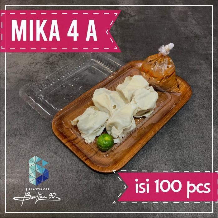 Plastik mika kue 4a isi 100 mika kemasan makanan