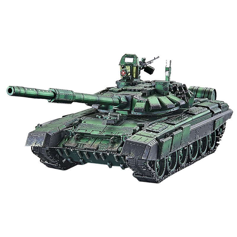 . Mmz Model Iron Star 3D Metal Puzzle Vt-4A1 Russian Tank Assembly -