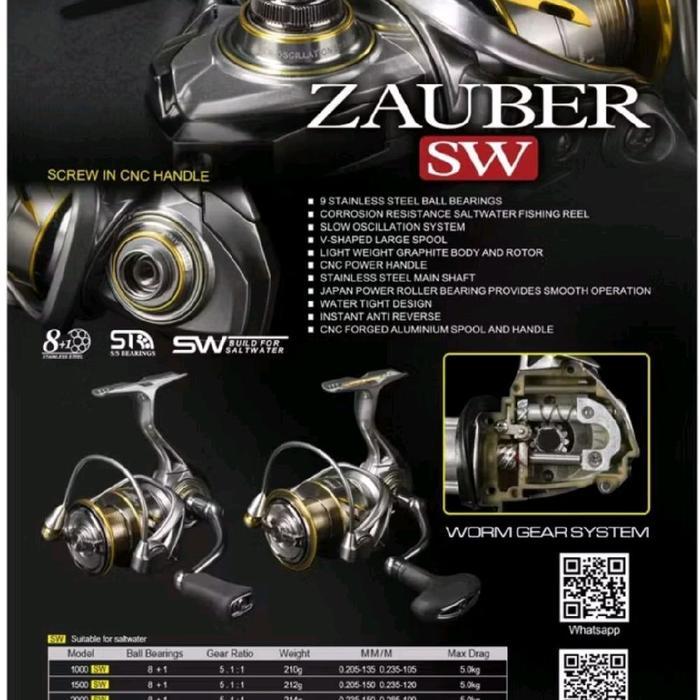 REEL RYOBI ZAUBER SW 2500 HP 3000 HP
