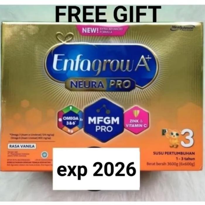Susu Enfagrow A+3 Vanila 3600 Gr