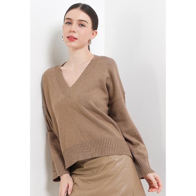 Hush Puppies Sweater Wanita Farina Taupe