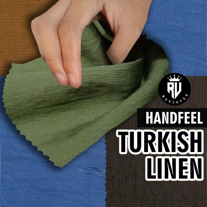 Sample Kain Turkish Linen Handfeel Katalog - REVINTEX BANDUNG