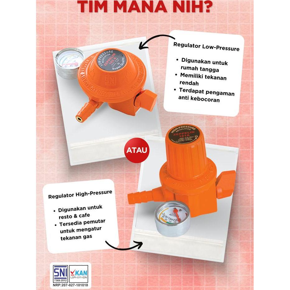 Zeppelin Regulator Kopling Tekanan Tinggi 180