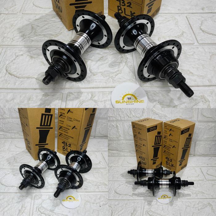 Hub Bearing 36H HB432 Alloy Sepeda BMX 20 Rims Lubang Jari 36 Hole Double Drat Gir Freewheel Single