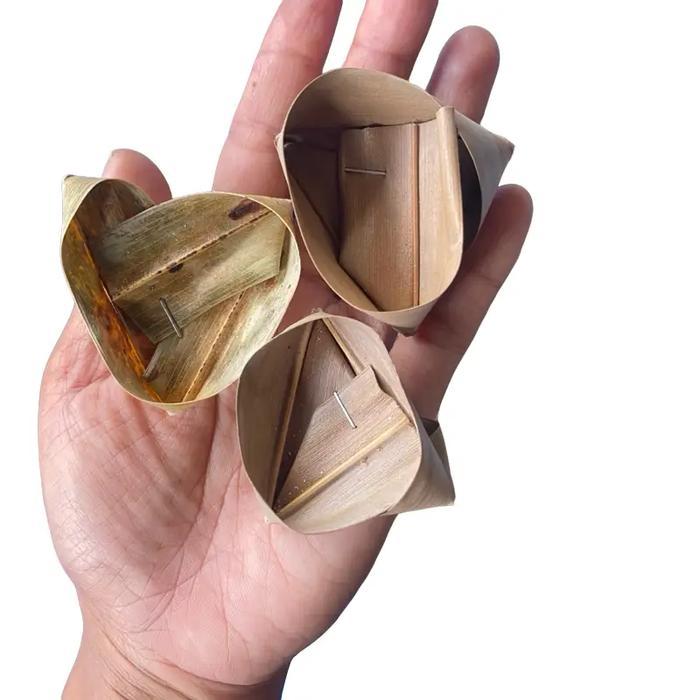 Tangkih Bali (80pcs) Tangkih Ituk Ituk Bali Bahan Daun Janur Hijau (Slepan)