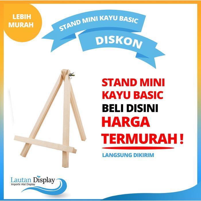Easel Lukis Kayu Standing Lukis Kecil Easel Mini Kayu Meja Untuk Lukisan Estetik Easel Melukis