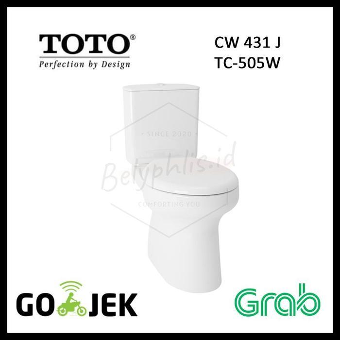 CW 431 J KLOSET DUDUK TOTO 50 CM MONOBLOK TOTO ( BANDUNG ONLY )