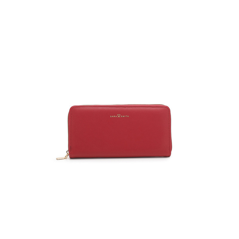 Sara Smith Women's Long Wallet / Purse (Dompet Wanita) - Merah Wanita
