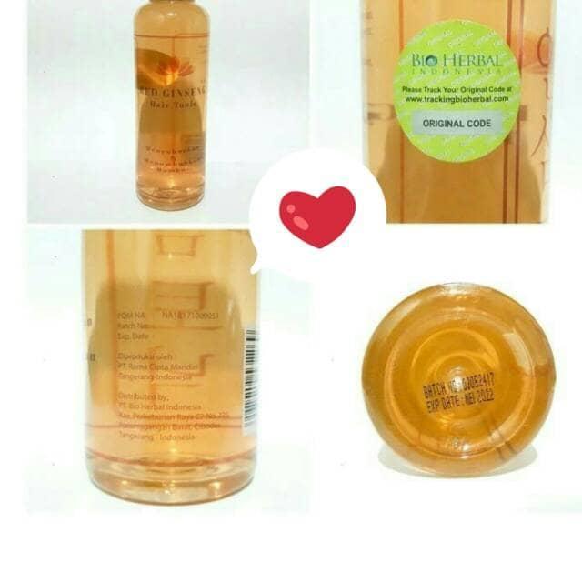 Hair Tonic Red Ginseng Korea (penumbuh/penebal rambut)
