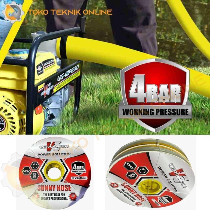 Selang Pompa Alkon 2 Inch 4 Bar - 40 Meter - Sunny Hose - Vermogen