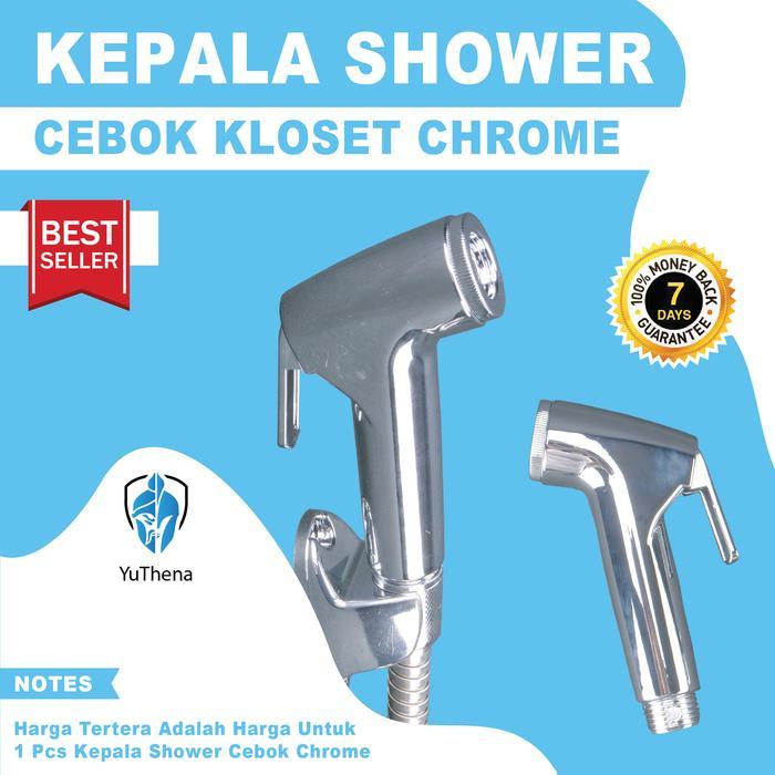 Kepala jet shower chrome / kepala shower cebok semprotan cebok