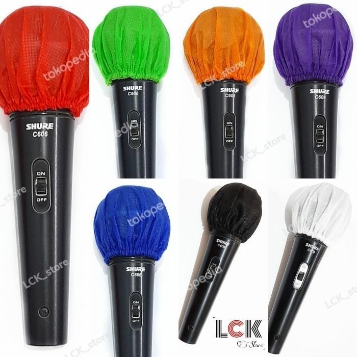 sarung pelindung mic 20pc /penutup kepala mic /microphone /mikrofon/karaoke