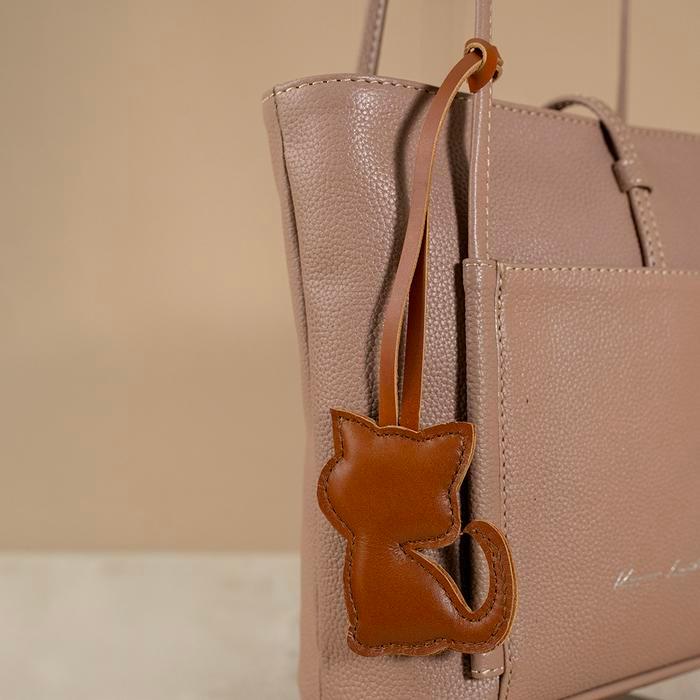 Kenes Leather Gantungan Tas BAG CHARM Kulit Asli Handmade