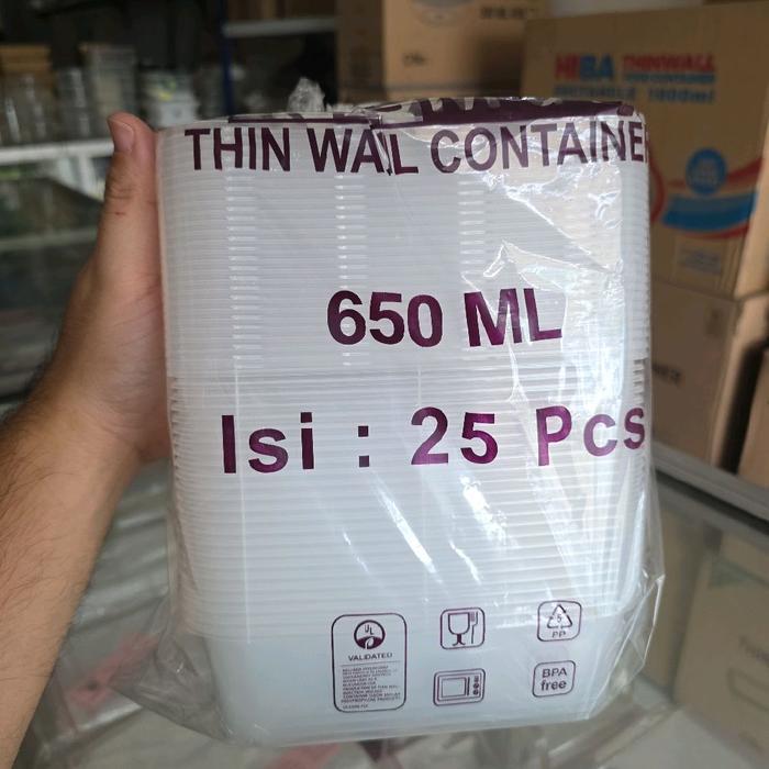 Ready Thinwall 650 Ml Rec / Thinwall 650 Dm / Thinwall Dm