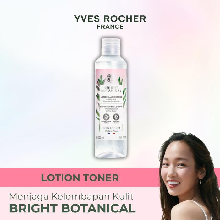 Yves Rocher Bright Botanical Brightening Lotion Toner 200 ml - Botanical White Seed - Toner Wajah