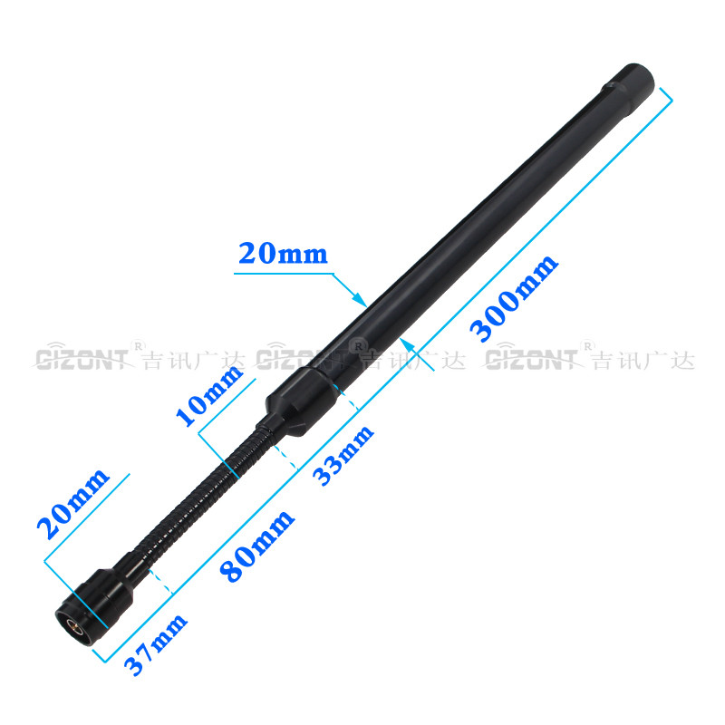 LoRa Gooseneck antenna Flexible 868MHz 915MHz fiberglass antenna SMA/TNC/N male helium NB-IOT