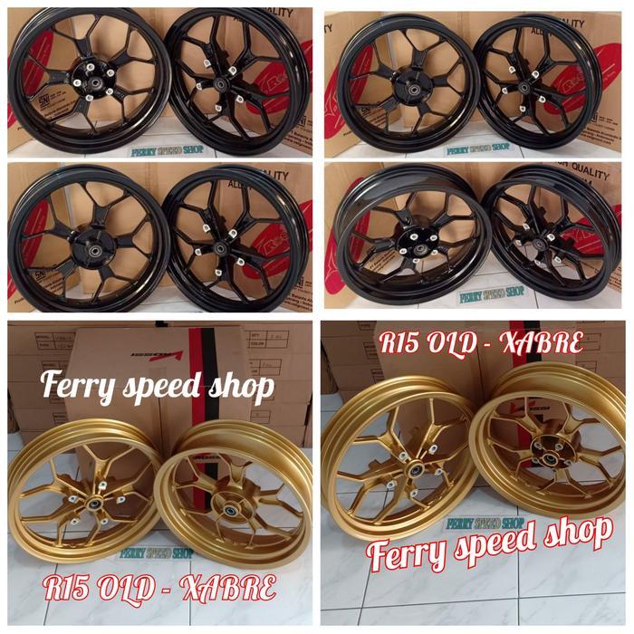 Velg Racing V Rossi R15 old Xabre / Pelek Racing Sprint Rattle 300-17 & 450-17 R15 old V1 V2 Xabre