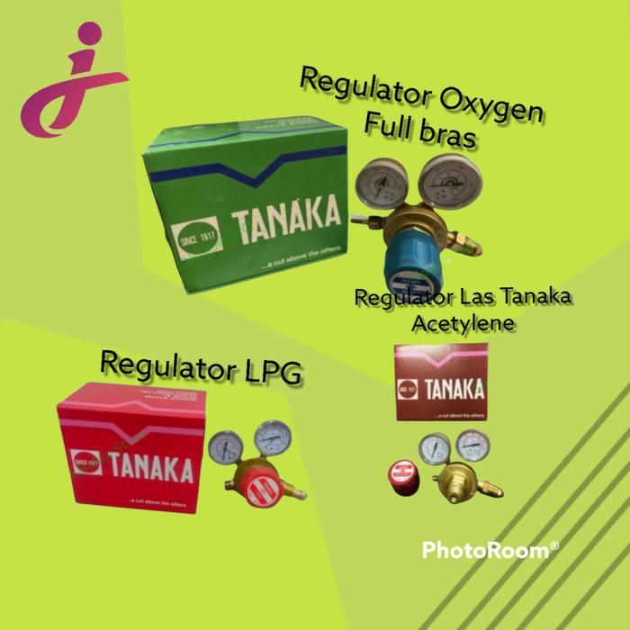 REGULATOR LAS TANAKA OKSIGEN LPG ACETYLENE ASITILIN PENGELASAN LPG