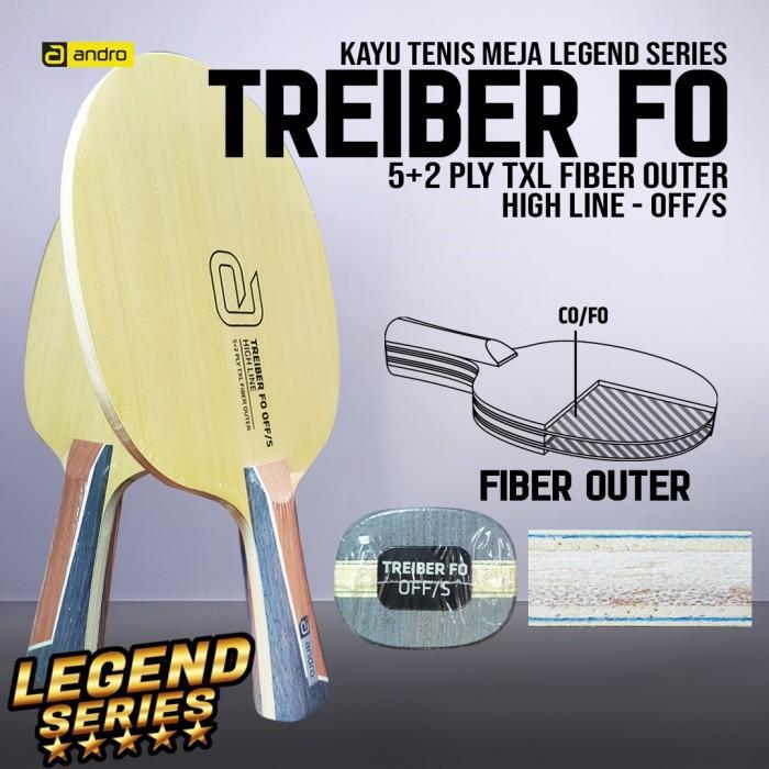 Kayu Bat Tenis Meja Andro Treiber FO OFF/S Hinoki Carbon Tamca Bet