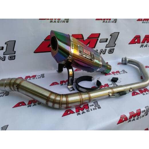 Knalpot Yoshimura R11 Pelangi New Vixion/Nvl/Nva/R15 Vva/V3/Las Cacing