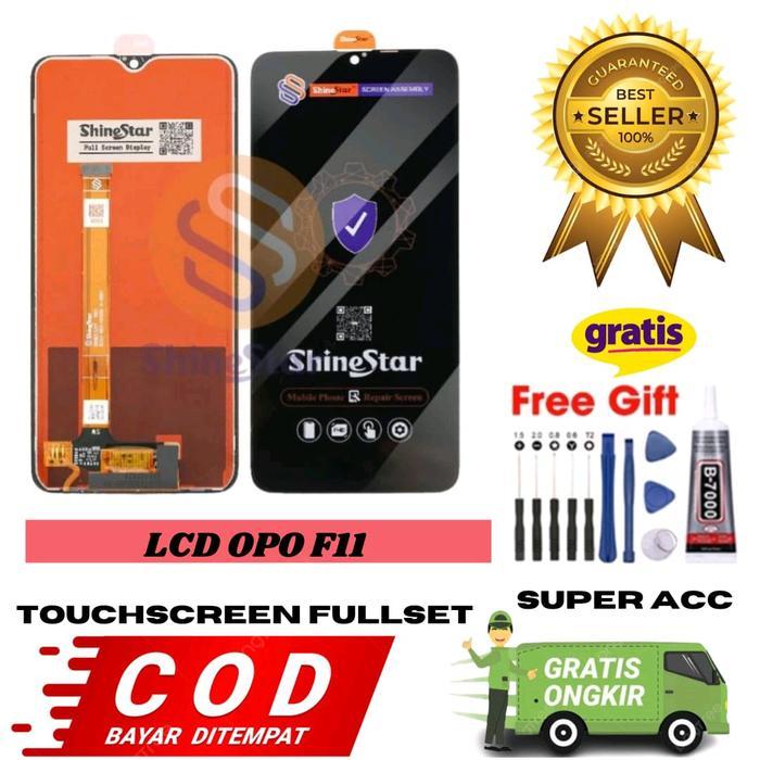 Lcd Touchscreen OPO F11 Fullset Original/ ShineStar Free Obeng&Lem Layar *