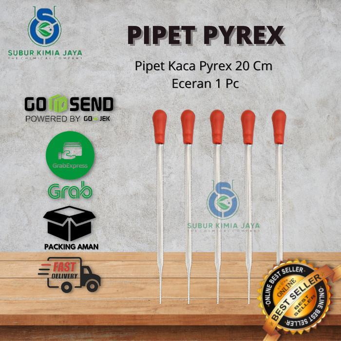 "New" Pipet Kaca Pyrex / Pyrek 20 cm