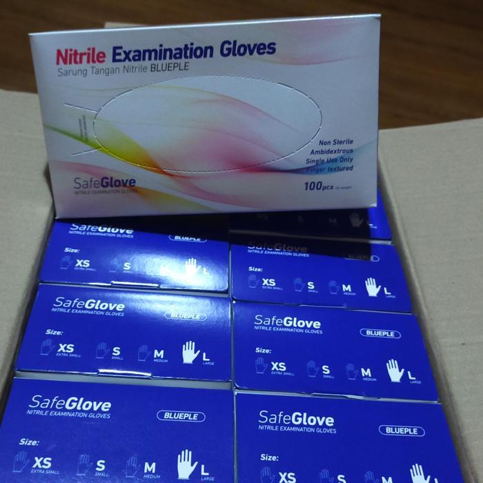 Premium Nitrile Safeglove Sarung Tangan Nitrile Original