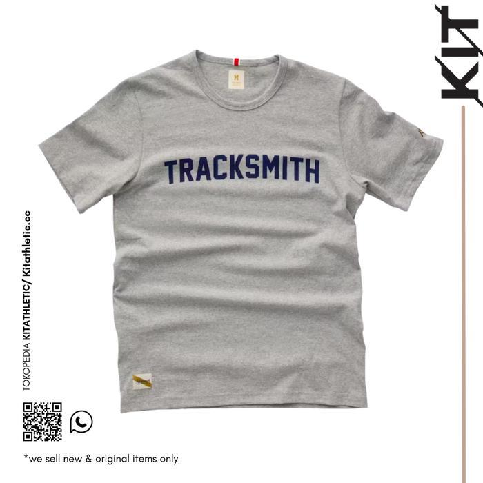 Tracksmith Grayboy Tee Tracksmith - Gray / Navy
