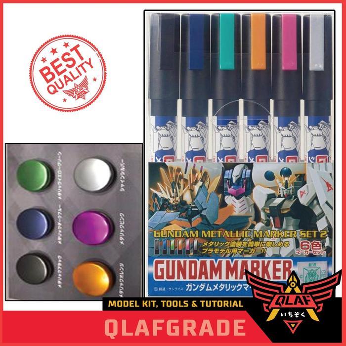Metallic Marker Set 2 - Gundam Marker Set Good Quality