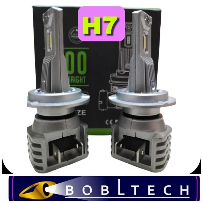 Bobltech Lampu Headlamp Foglamp Mobil Led H7 8000Lm T100 Super Bright Car