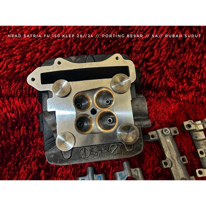 HEAD/KOP SATRIAFU150/SATRIA FU 150 KARBU-NON SUDUT (BLES) -24/21-25/22-26/23-BOYRENK RACING CONCEPT