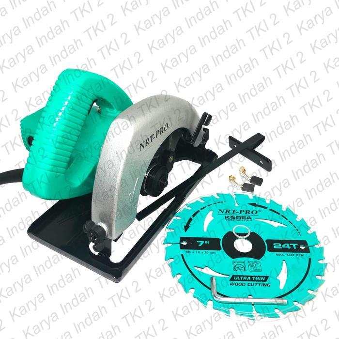 sintayanistore12 Circular Saw 7" NRT-PRO 2600 HD Mesin Gergaji Circle 7 800 Watt Kecil