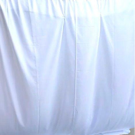 Kain Putih Meteran Lebar 240 Cm/Kain Putih Polos/Kain Putih Background/Kain Backdrop/Kain Dekorasi
