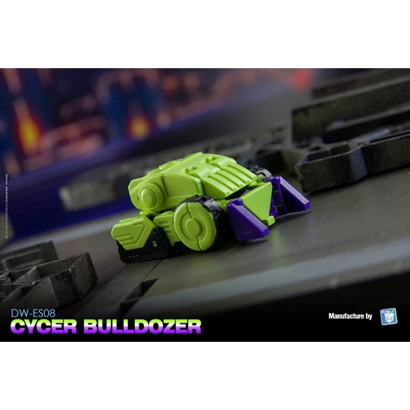 Transformed Toys Dr. Wu DW-ES07 Scrapper DW-ES08 Bulldozer DWES07 DWES08 Mini-Scale
