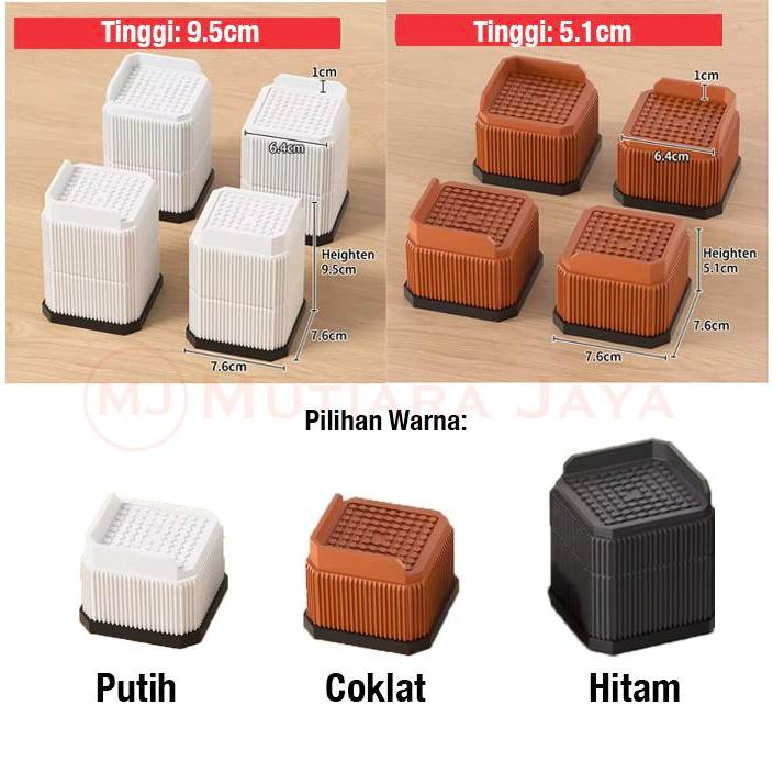 Sale Plato Peninggi Penambah Tinggi Ganjalan Kaki Meja Laci Sofa Lemari Kursi Furniture