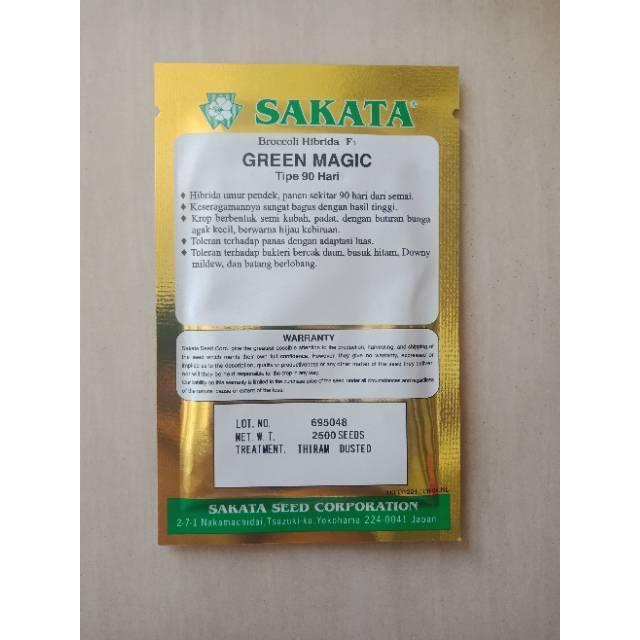 GREEN MAGIC Sakata Benih Brokoli HIjau isi 2000 butir