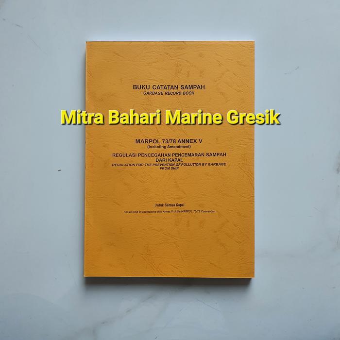 Buku Catatan Sampah / Garbage Record Book