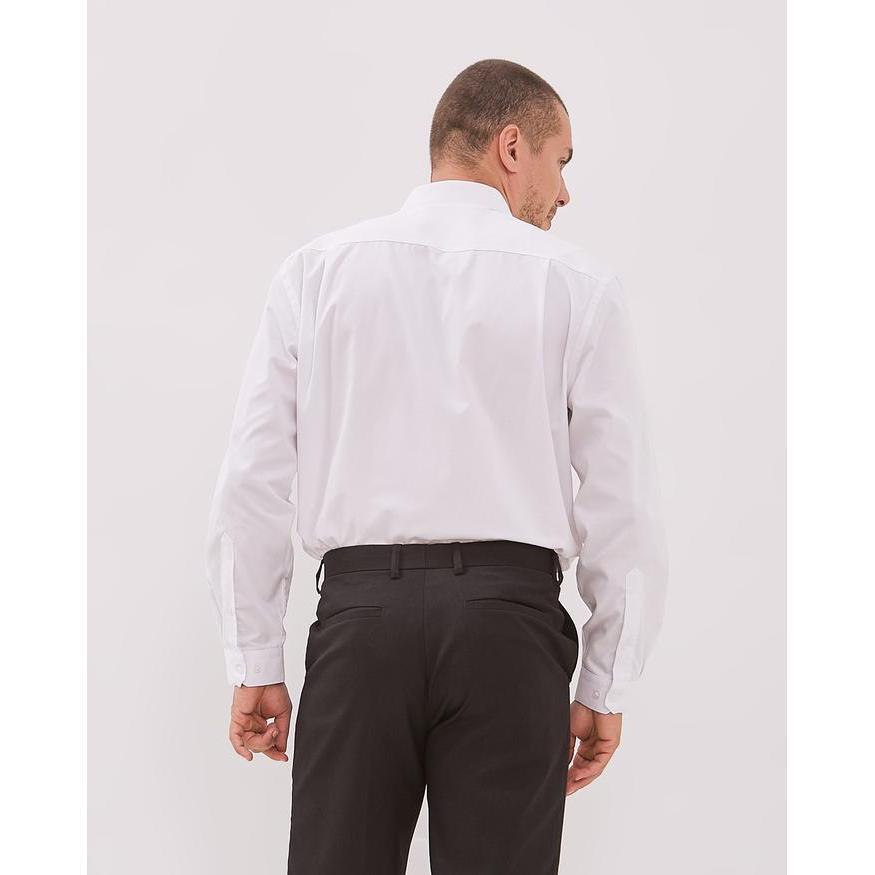 Valino Kemeja Lengan Panjang Putih Pria - V-Xxxa02-A5