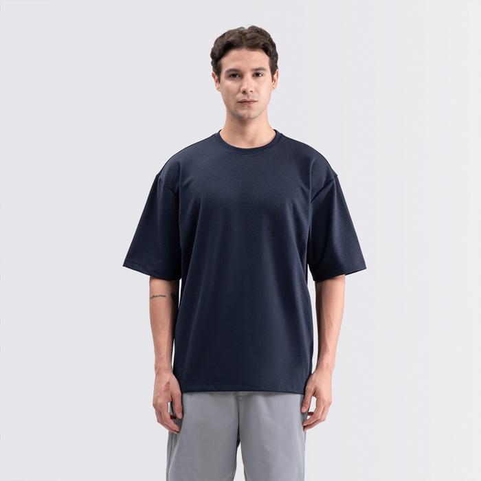 Livehaf - Boxy Ease Tee Navy