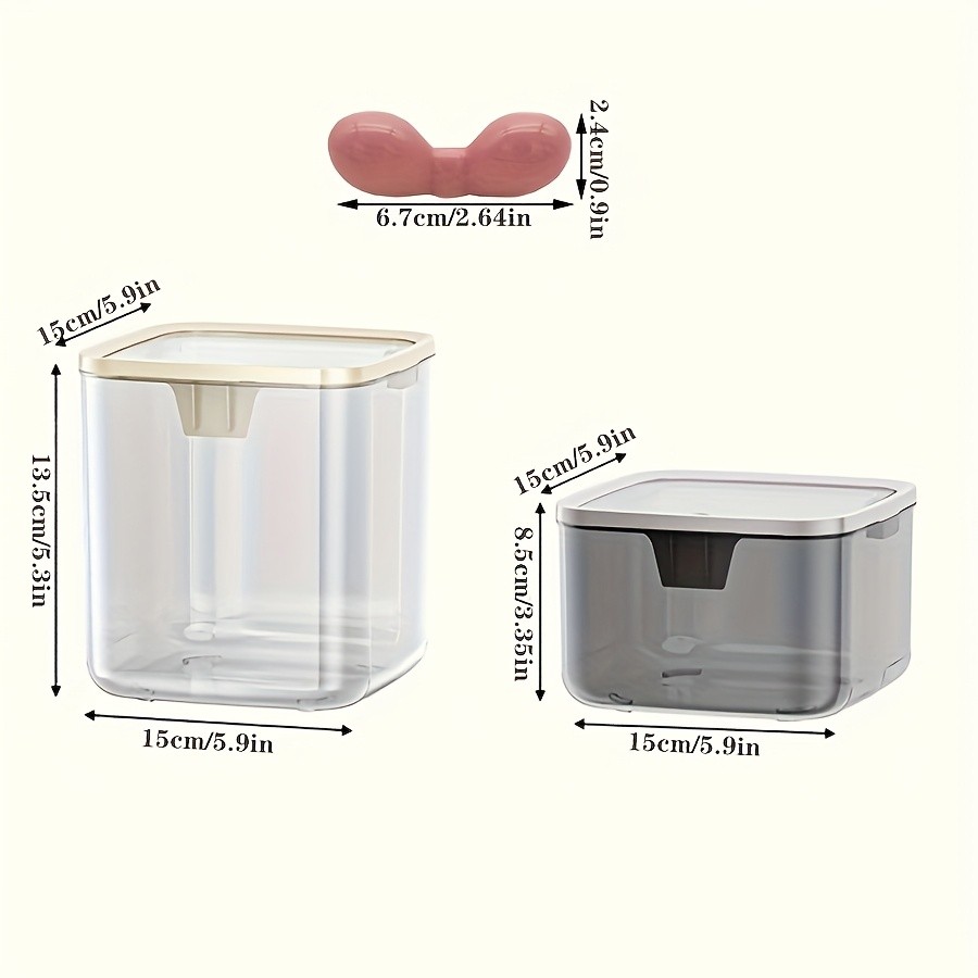 Hair Accessories Storage Organizers, Vanity Accessories Storage Holder Dustproof Box Laundry Storage