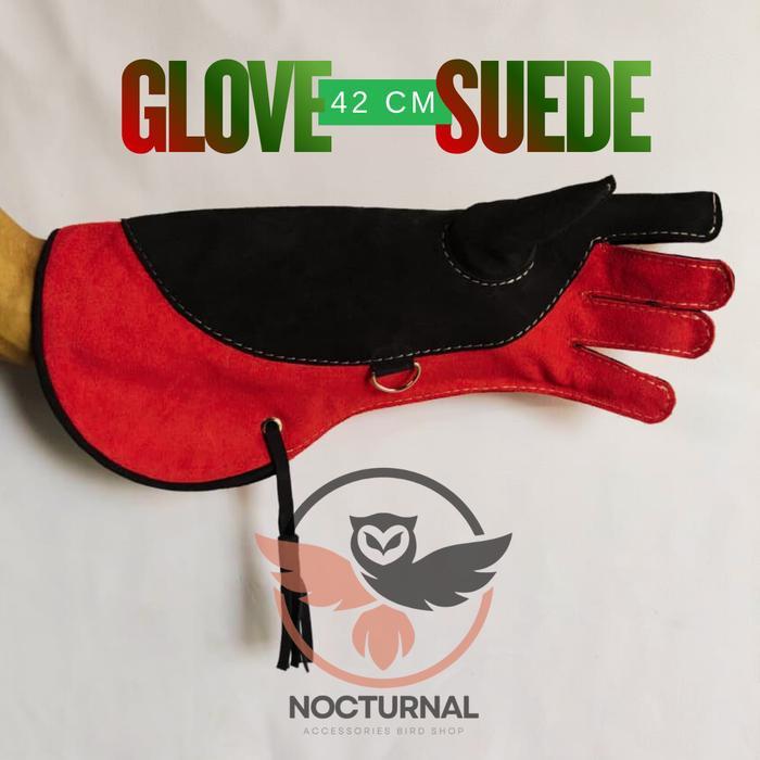 Glove 42cm elang dan burung, hantu Sarung tangan SUEDE panjang untuk BOP dan Falconry